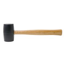 Maillet manche bois tete caoutchouc d71m