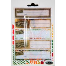 50 étiquettes autocollantes