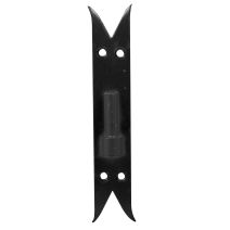 Gond platine queue carpe d14x210mm noir