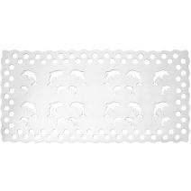 Fond baignoire dauphin blanc 72x36cm
