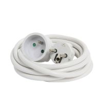 Rallonge électrique 3m blanc 2p+t10/16a