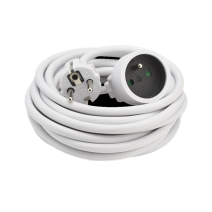 Rallonge électrique 5m blanc