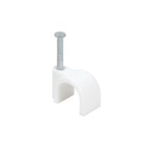 Attache fil x100 Ø10 blanc - DEBFLEX