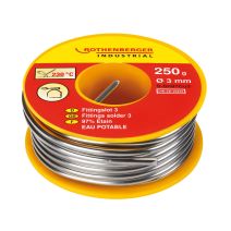 Etain 97% eau potable 3 mm sans ame decapante 250 grs vrac