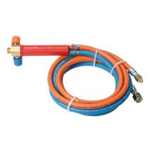 Tuyau jumele 3m equipe + poignee p/roxy