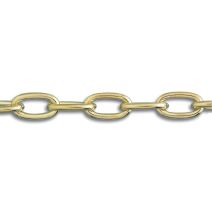 Chaine forcat soudée acier laiton ∅ 2mm (vendu au mètre) - CHAPUIS