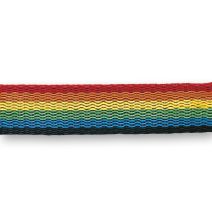 Sangle polypropylene arc-en-ciel l.25mm - CHAPUIS