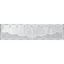 Rideau classique blanc 90cm
