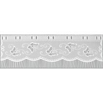 Rideau avec strass blanc 45cm