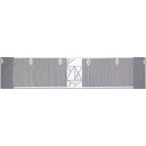 Rideau piezzo geomet gris 90cm