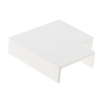 4 angles plats 30 x 10 blanc