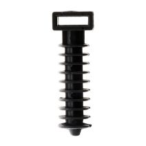 Lot de 50 embases a chevilles noir - zenitech