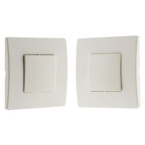 Appareillage encastrable va et vient sans fil - blanc - venus