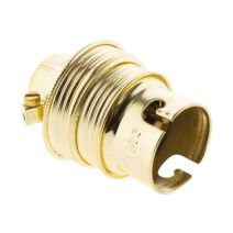 Douille b22 acier laitonne double bague borne de terre