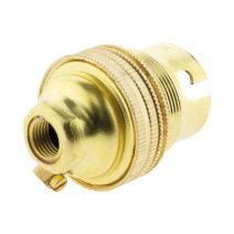 Douille b22 laiton double bague borne de terre