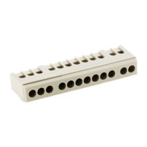 Bornier phase 12 modules gris - INOTECH