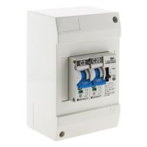 Coffret chauffe-eau + 1 disjoncteur 2a+ 1 disjoncteur 20a + 1 contacteur jour/nuit - zenitech