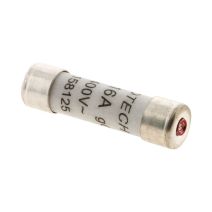 3 fusibles ceramique 8,5x 31,5 - 16a avec voyant - zenitech