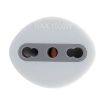 Adaptateur m france / f italie blanc