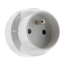 Adaptateur m 20a en f 16a blanc