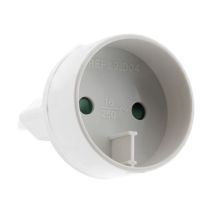 Adaptateur m 6a en f 16a blanc
