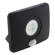 Projecteur led etanche 10w avec detecteur noir