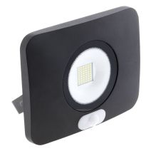 Projecteur led etanche 50w avec detecteur noir