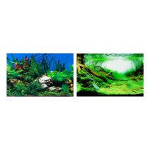 Decor aquarium 80x40 blu 9046