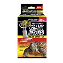 Lampe chauffante céramique infrarouge pour reptiles, terrarium 60W