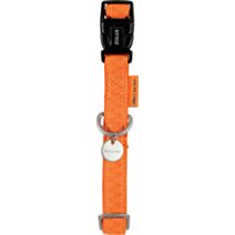 Collier réglable Mcleather largeur 20 mm Tour de cou 28,5 à 46,5 cm Orange