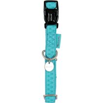 Collier réglable Mcleather largeur 10 mm Tour de cou 19 à 29 cm Turquoise