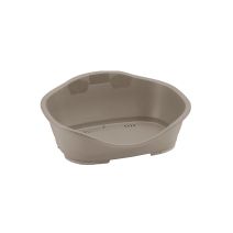 Corbeille plastique sleeper pour chien 65 cm 80 x 56 x 31 cm taupe