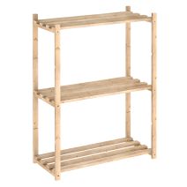 Ètagére bibliothèque en bois de pin