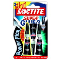 Super glue powerflex2 tubes + 1 gratuit - LOCTITE