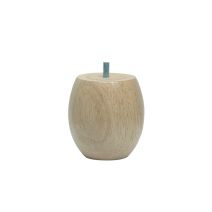 Pied de lit boule vernis naturel h95 d85