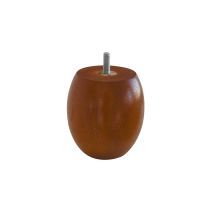 Pied de lit boule merisier h95 d85