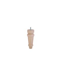 Pied de lit louis xvi39 vernis naturel h150 d58