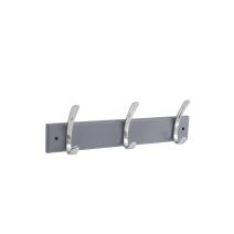 Portemanteau tongue gris 3 tetes chrome