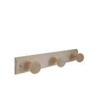 Portemanteau club brut 3 tetes 