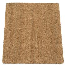 Tapis brosse coco ecru 33x61