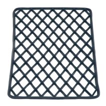 Tapis ext grille pvc noir