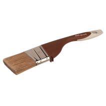 Pinceau plat lasuree bi-matiere ergonomique 30mm