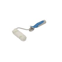 Rouleau finition mate tissu microfibres 14 mm raye vert 110mm