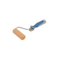 Rouleau laqueur acrylique mousse floque 2 bords ronds