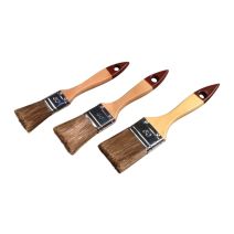 Lot de 3 pinceaux plats lasure 