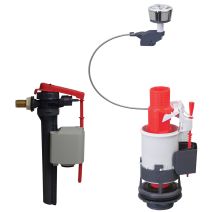 Mécanisme wc à câble + robinet tête rotative - WIRQUIN
