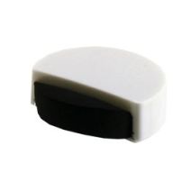 Butée de porte plastique adhésive ø50 H.15mm - VYNEX
