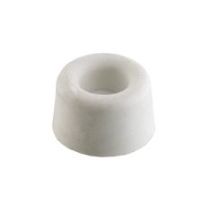 Butoir sol caoutchouc blanc à visser ø25 H.12mm x4 - VYNEX