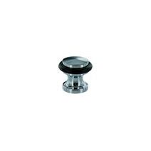 Butoir sol zamak chromé à visser ø30 H.28mm - VYNEX