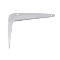 Console emboutie acier laqué blanc 125x150 mm
